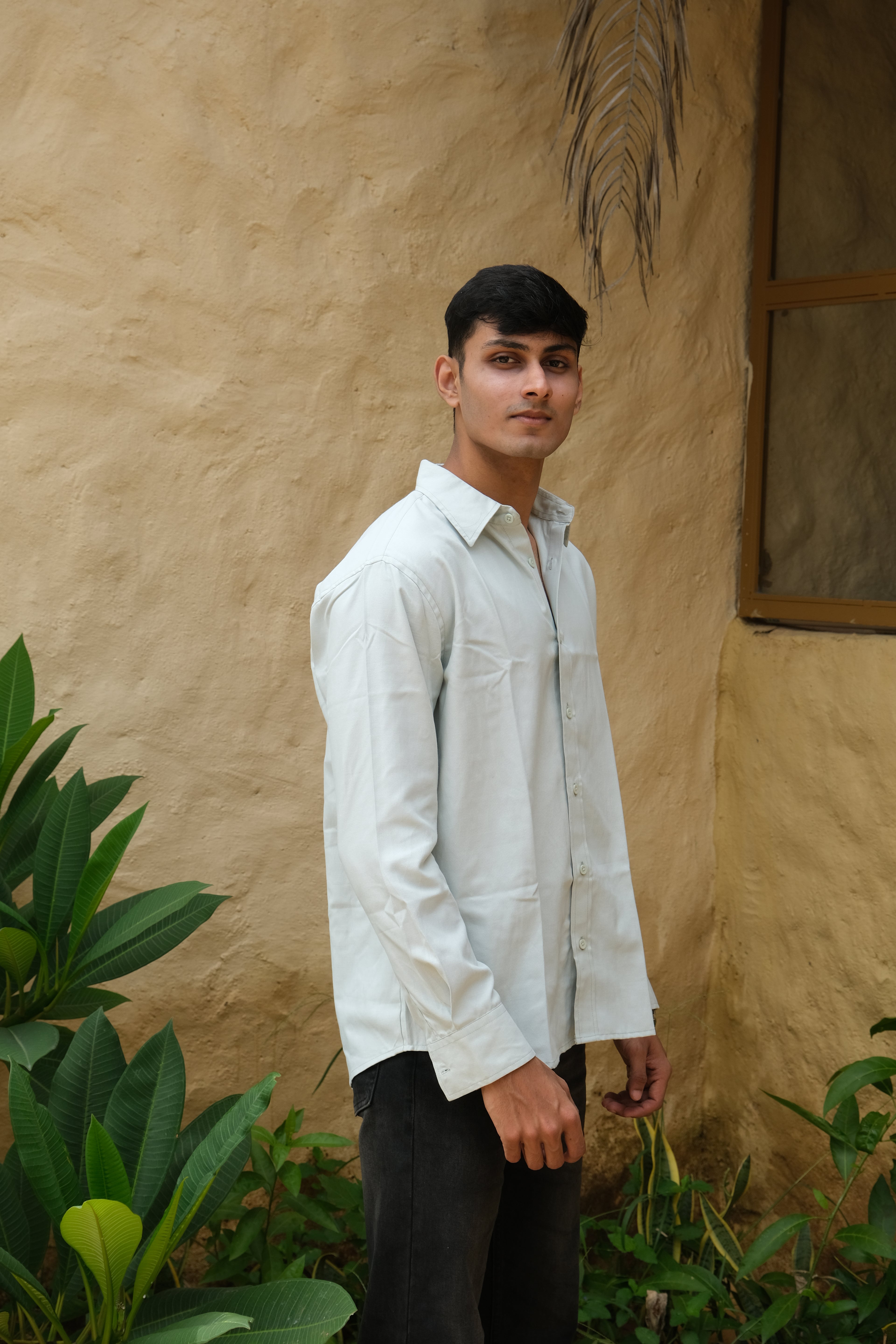 Mint Green Classic Men’s Oxford Shirt – Slim Fit 100% Cotton