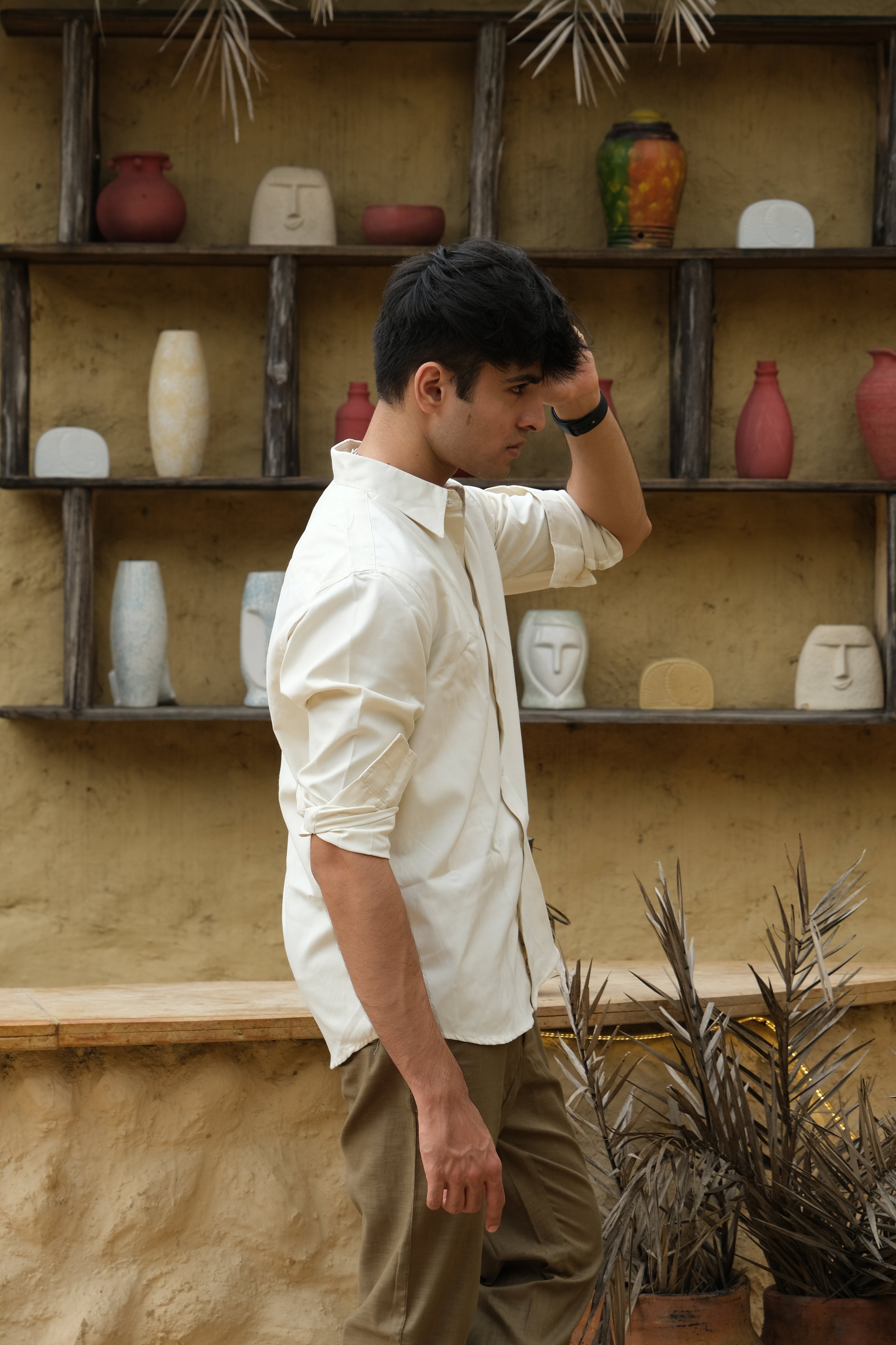 Classic Men’s Oxford Shirt – Slim Fit 100% Cotton Casual