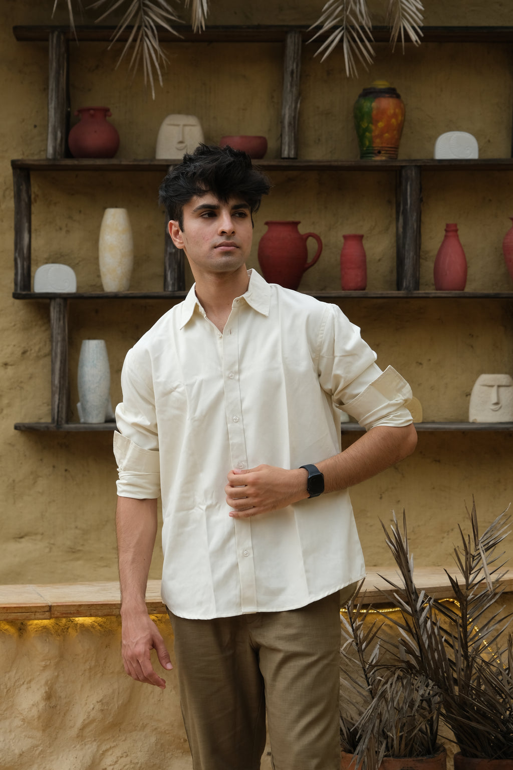 Classic Men’s Oxford Shirt – Slim Fit 100% Cotton Casual