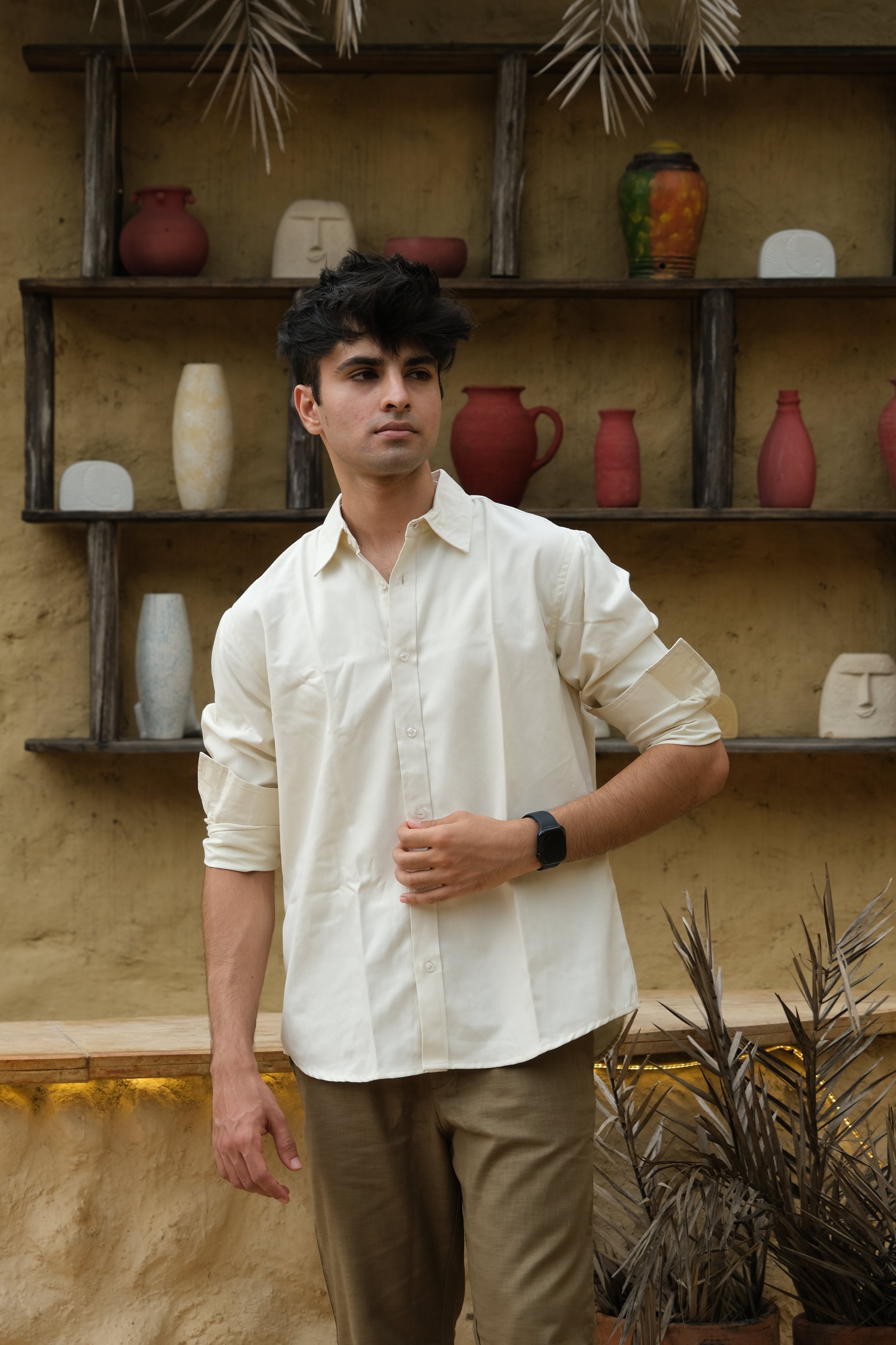 Classic Men’s Oxford Shirt – Slim Fit 100% Cotton Casual